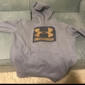 Grey under armour hoodie